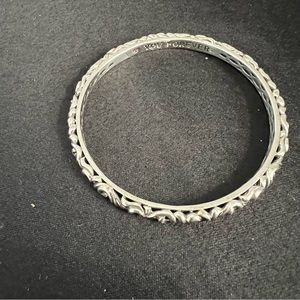 Charles Krypell “I Love You” bracelets. 2 Sterling Silver. One 18K gold.